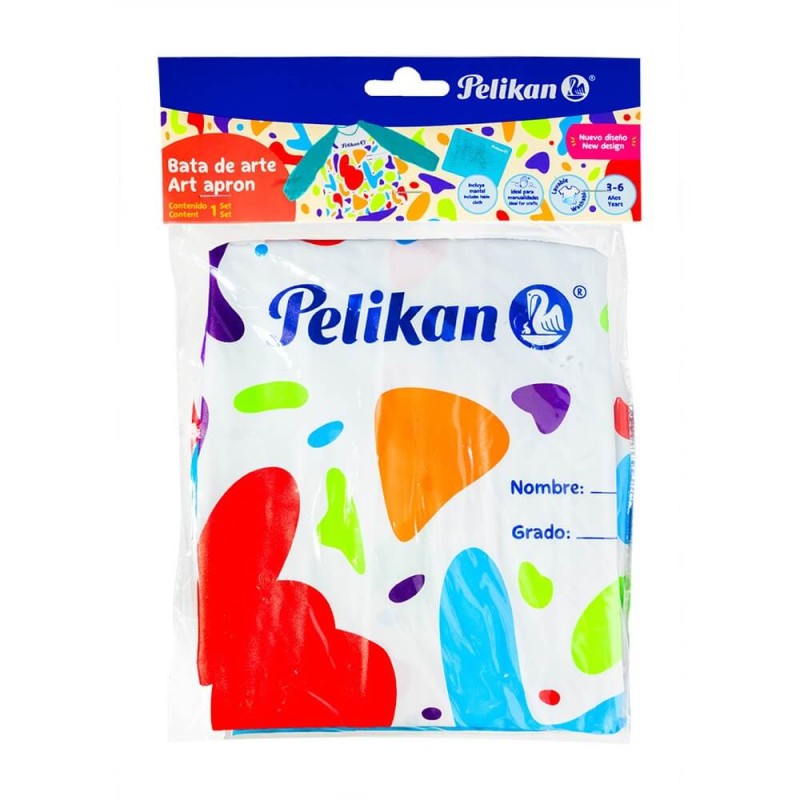 Bata de Arte Manga Larga con Mantel Pelikan